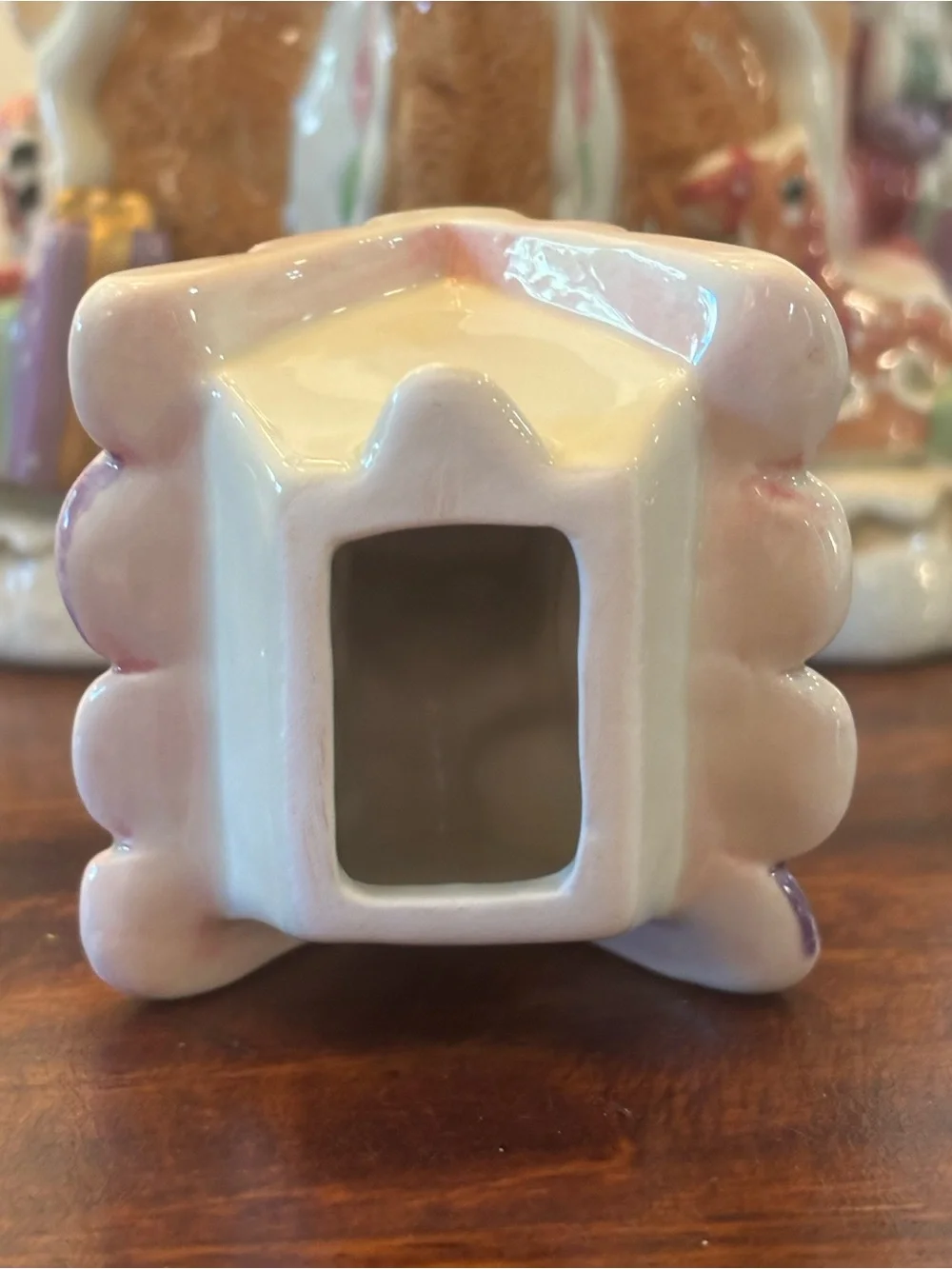 Fitz & Floyd Christmas Candy Land Express CANDY SHOP Teapot No Box EUC